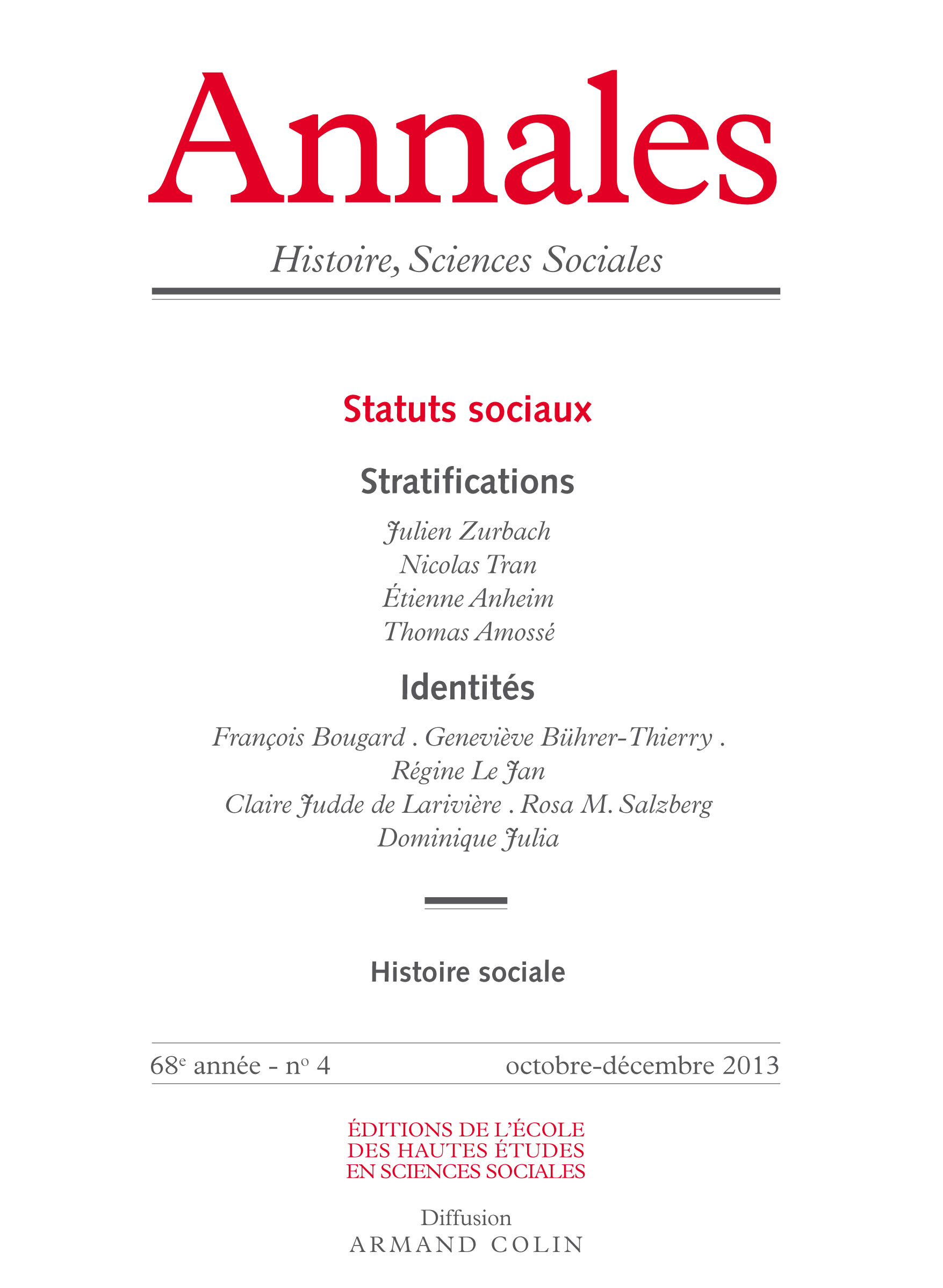 2013/4 - Statuts sociaux