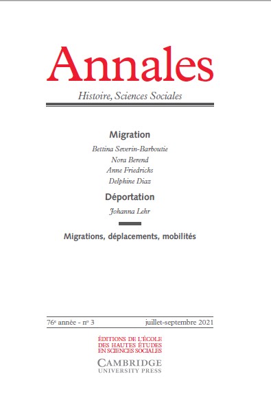 2021-3 Migration - Déportation - Migrations, déplacements, mobilités (comptes rendus)